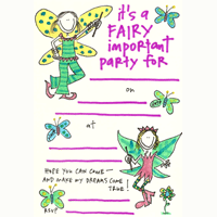 fairy party invite