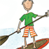paddle boarder guy