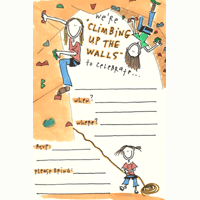 rock climber girl invite