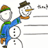 snowman boy fill-in