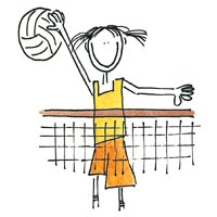 spike it! volley girl